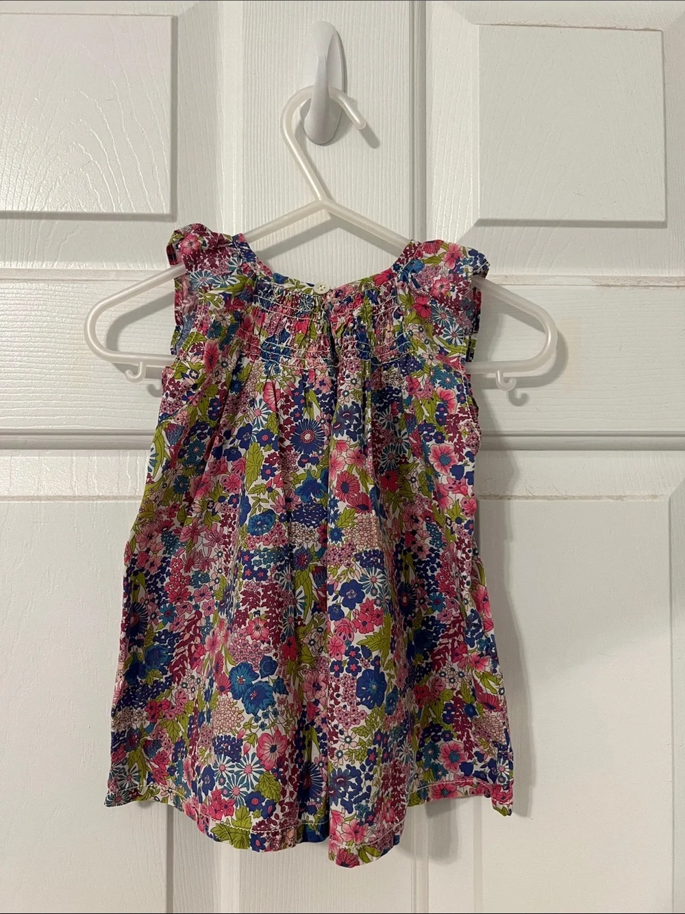 Peek Floral Smocked Sundress in Pink, Blue, Green